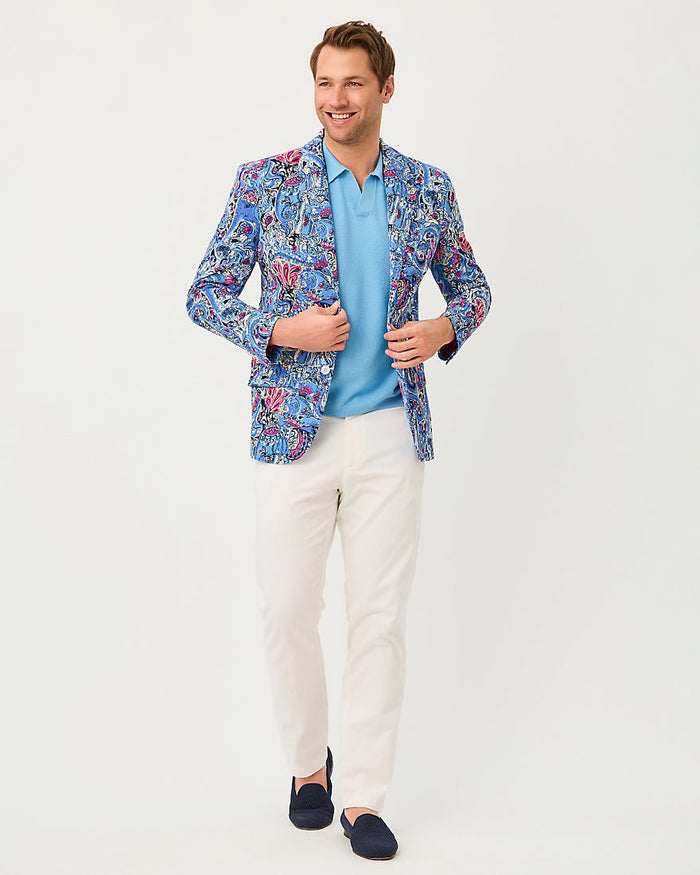 Lilly Pulitzer - Mens Stuff Flagler Blazer - Multi Paisley Parade