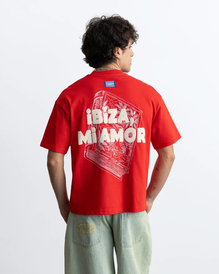 Mi Amor Tee Red