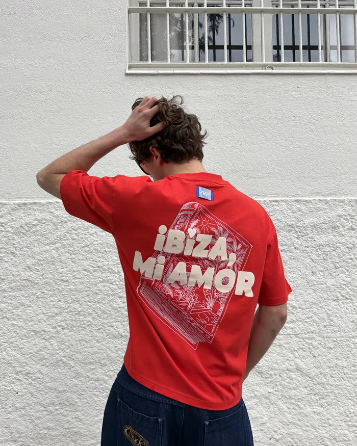 Mi Amor Tee Red