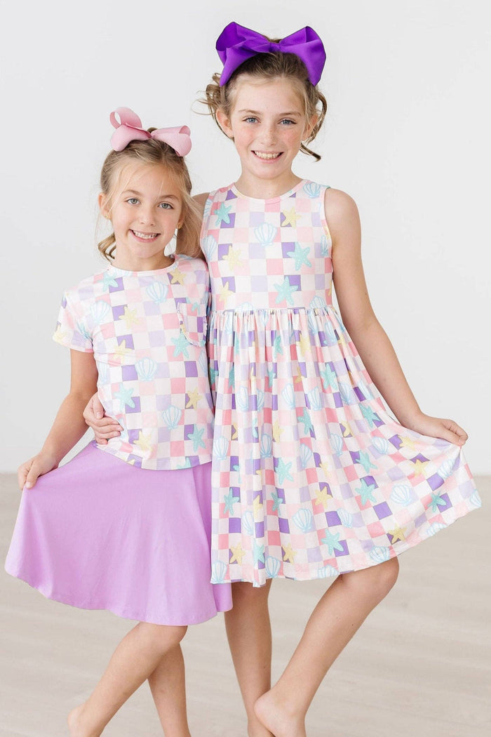 Mila & Rose Tank Twirl Dress - Beach Days (Final Sale)