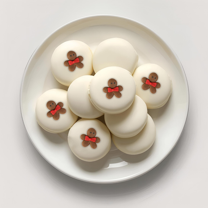 Mini Gingerbread Man Royal Icing Decorations (Bulk)