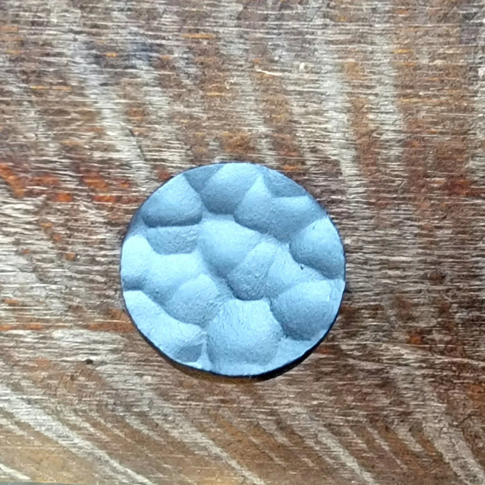 Round Hammered Modern Cabinet Knob - Old West Iron