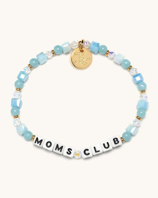 Little Words Project - Moms Club Bracelet - White