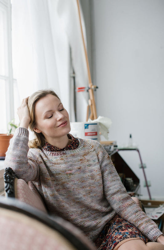 Mon Manet Sweater Knitting Pattern