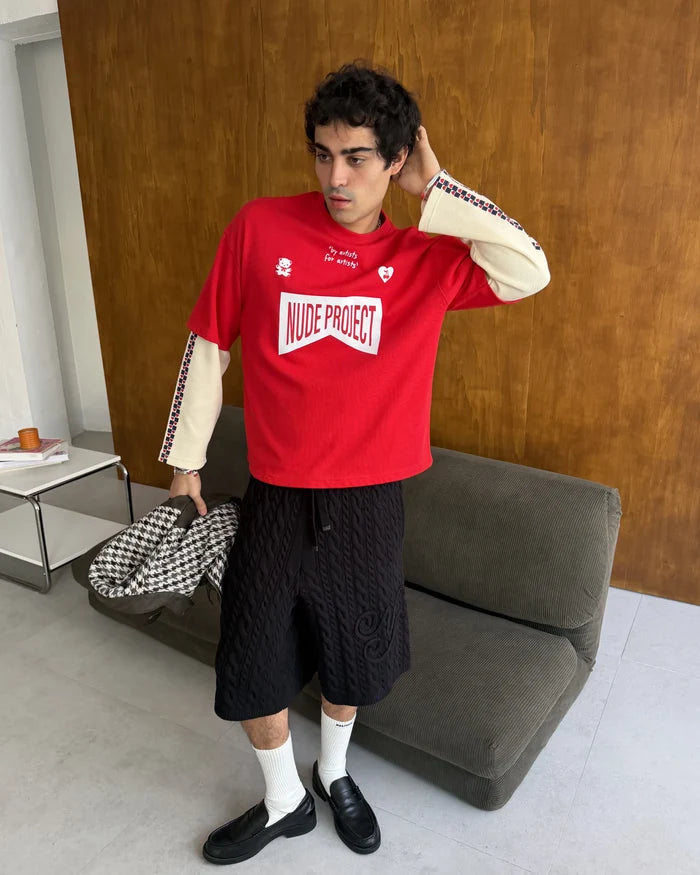 Monza Long-Sleeve Tee Red