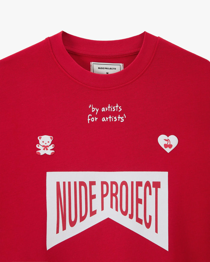 Monza Long-Sleeve Tee Red