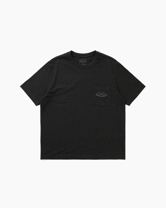 M's Midweight '95 Oval Logo Pocket Tee Black