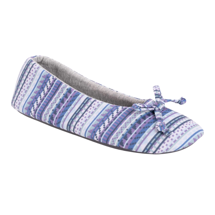 Muk Luks Women's Jolee Jersey Ballerina Slippers - 1100103-460