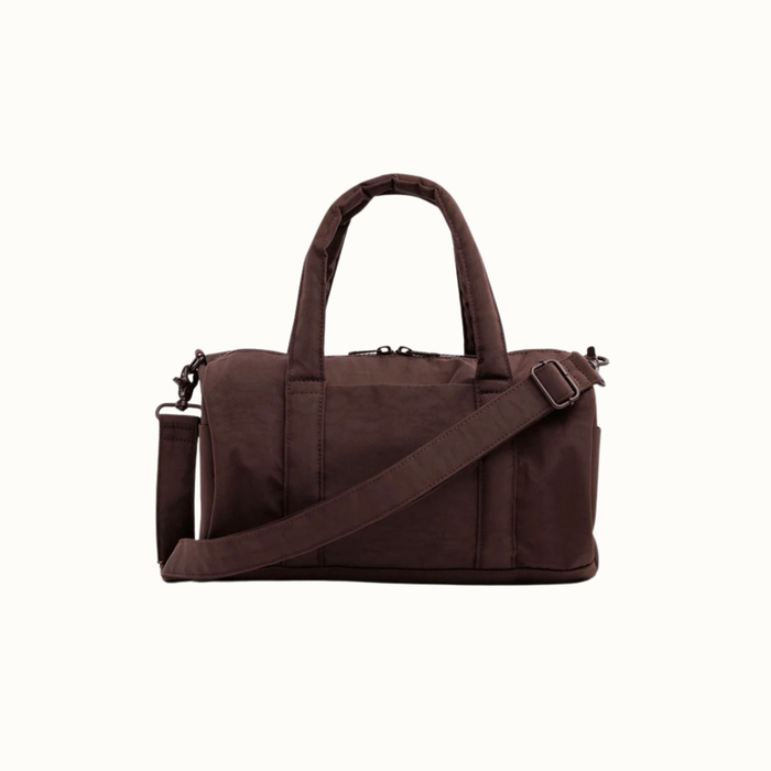 Nylon Duffle Bag - Coffee