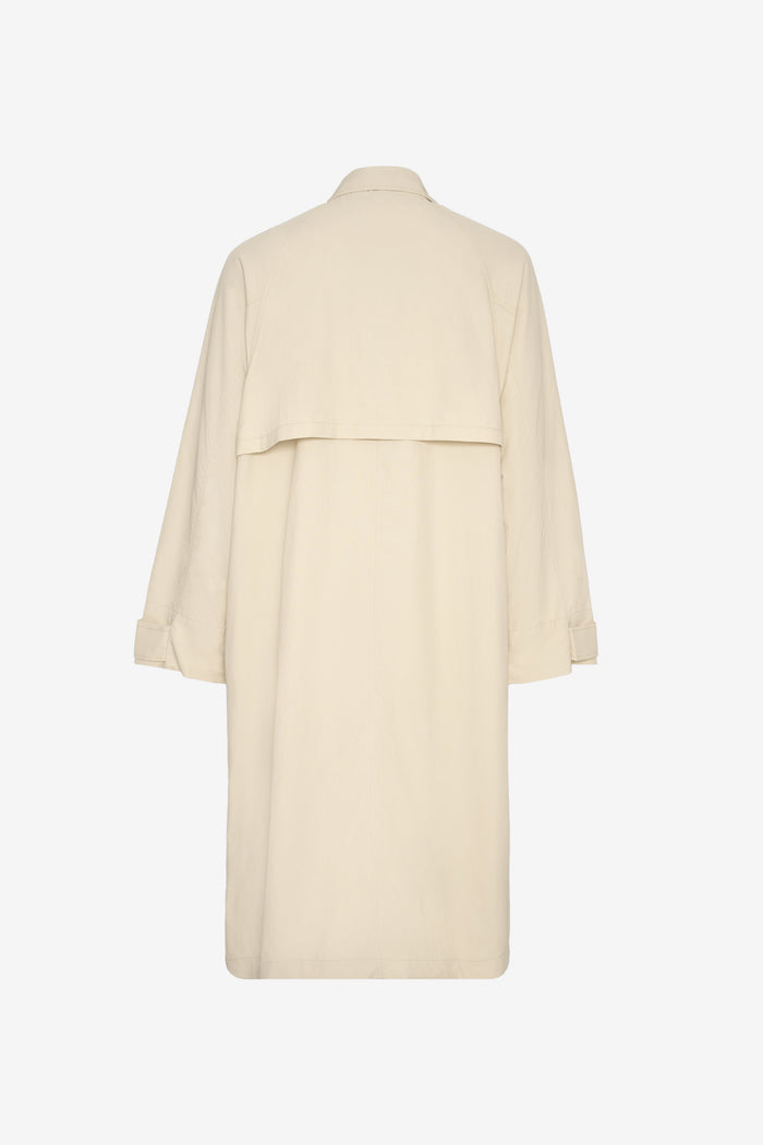 NYLON OVERCOAT 42 / CREAM