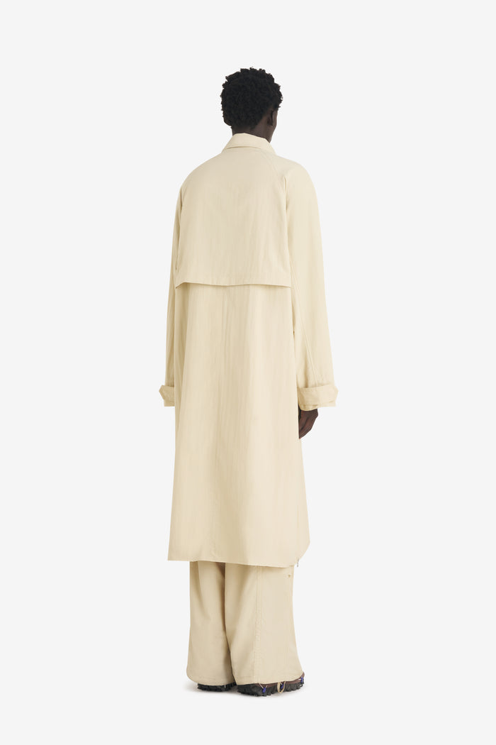 NYLON OVERCOAT 42 / CREAM