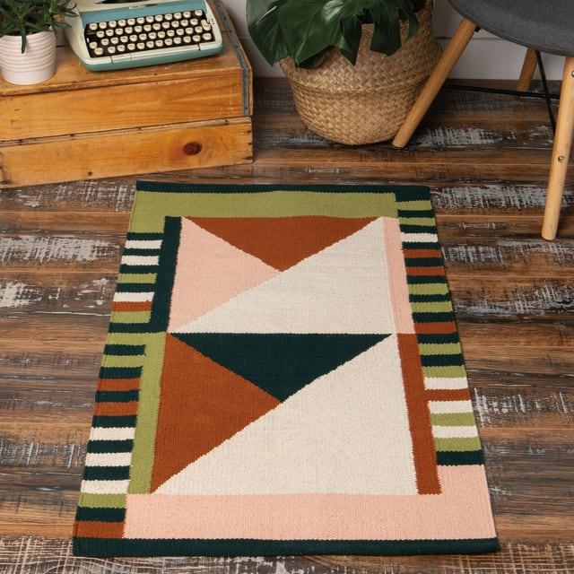 Oblique Woven Formation Rug (2 x 3 ft)