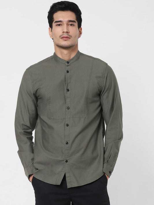 Olive Full Sleeves Shirt