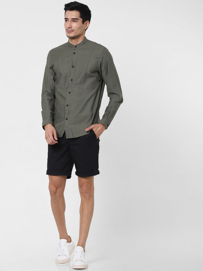 Olive Full Sleeves Shirt