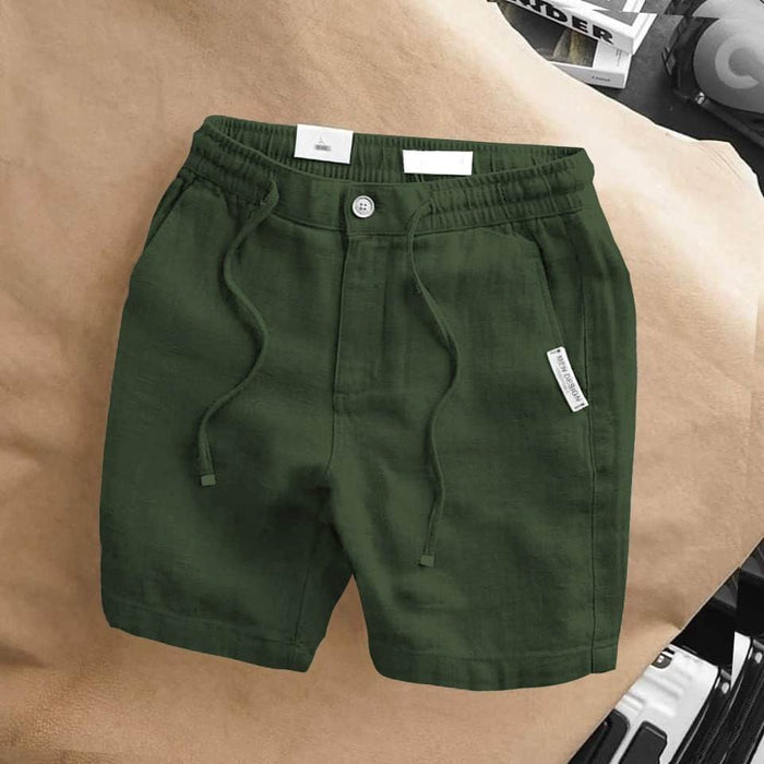OLIVE GREEN CASUAL SHORT - Dubai Offers Today