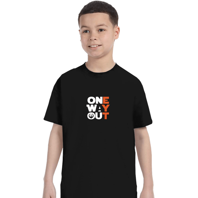 Secret_Shirts T-Shirts, Youth / XS / Black One Way Out
