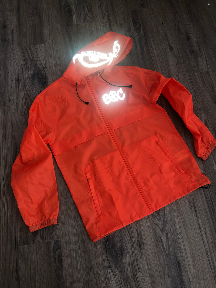 “Orange Crush” Mongoose” Windbreaker Zip-Up