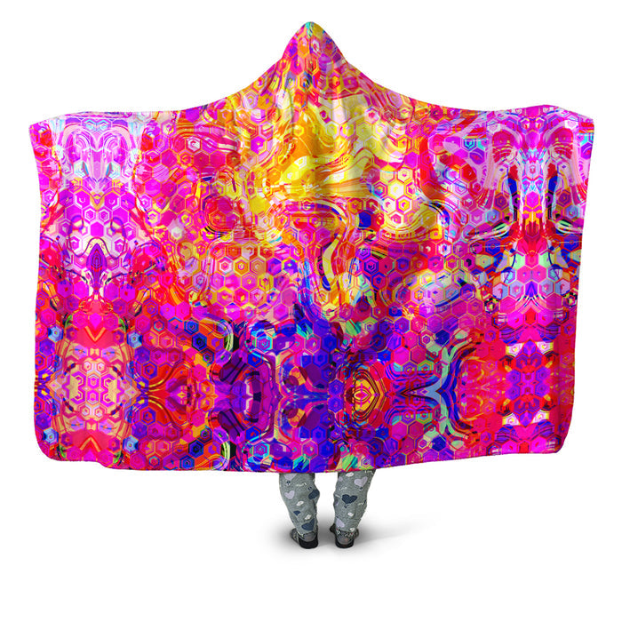 Ornate Drip Hooded Blanket Art Designs Works Epic Hoodie
