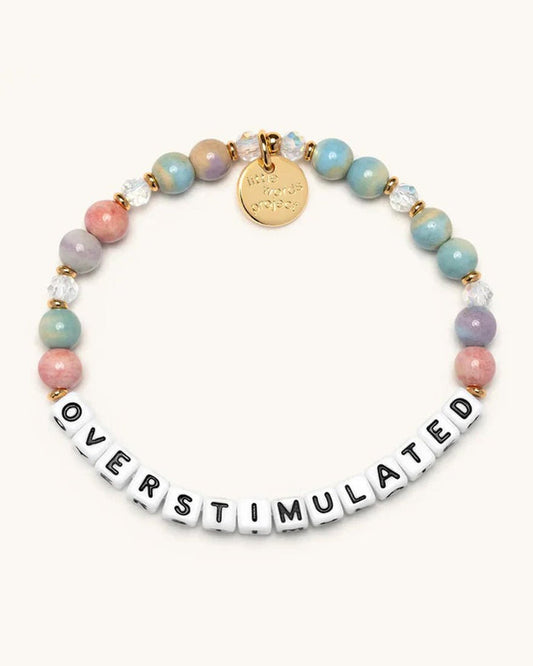 Little Words Project - Overstimulated Bracelet - White