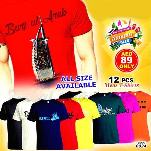 PACK OF 12 MENS T-SHIRTS - Dubai Offers Today