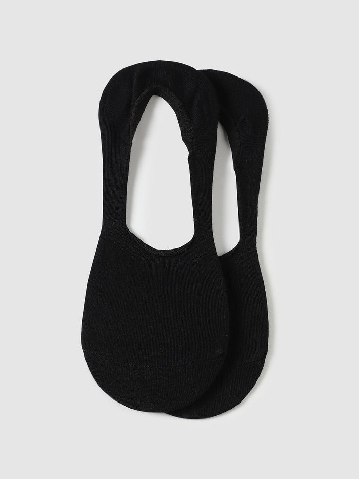 Pack Of 3 Black No Show Socks