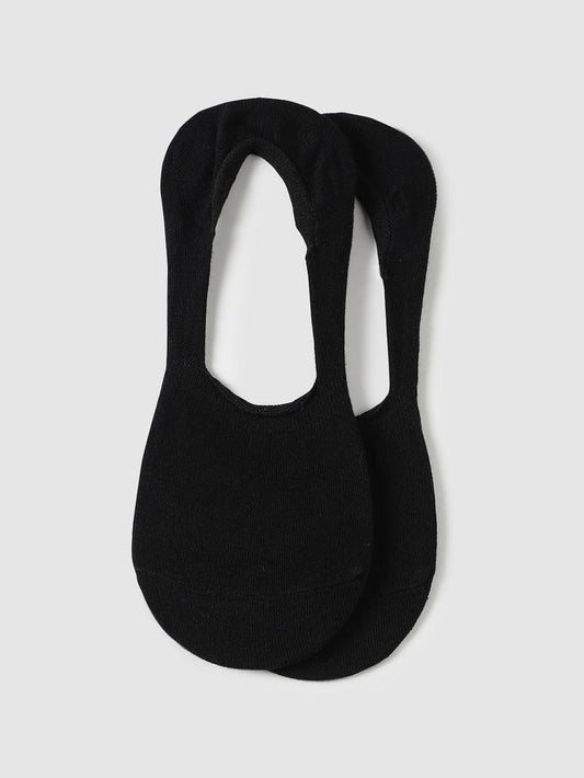 Pack Of 3 Black No Show Socks