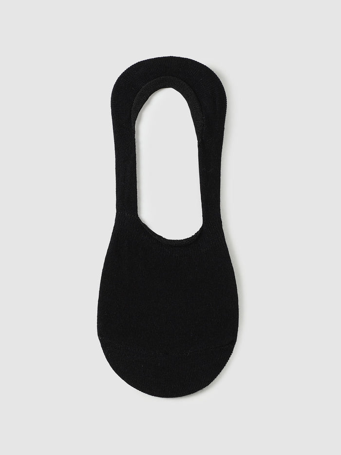 Pack Of 3 Black No Show Socks