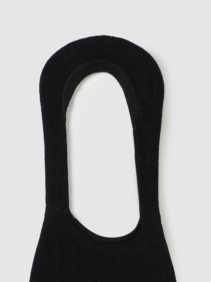 Pack Of 3 Black No Show Socks