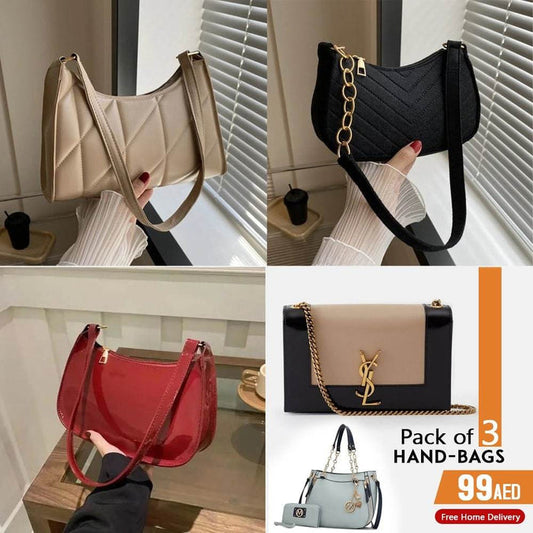 PACK OF 3 HAND-BAGS - Dubai Offers Today