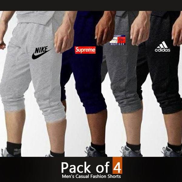 PACK OF 4 MENS CASUAL FASHION SHORTS - Dubai Offers Today