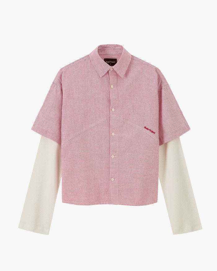 Palier Double Sleeve Shirt Red