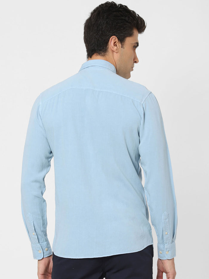Pastel Blue Full Sleeves Shirt