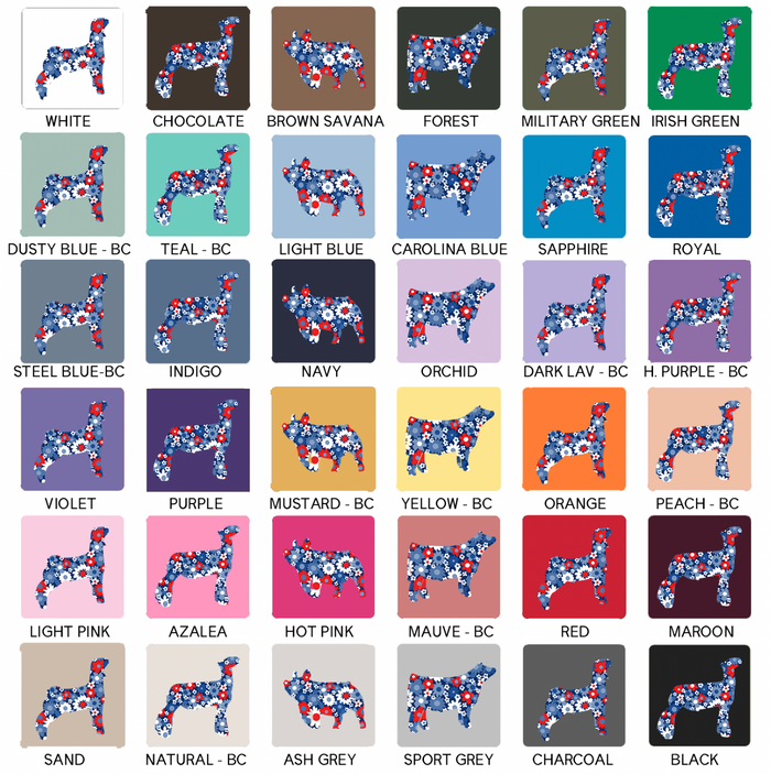 Patriotic Daisy-CHOOSE YOUR ANIMAL– Hoodie