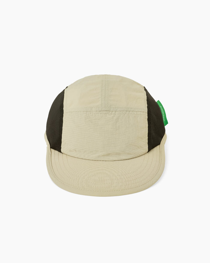 Performance Panelled Mesh Hat Sand