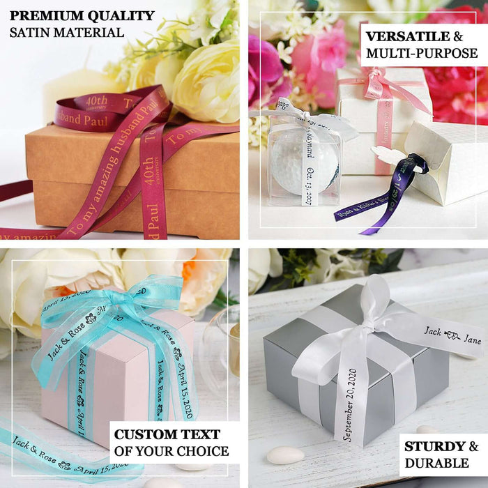 Premium quality satin ribbons for versatile gift wrapping and customization.