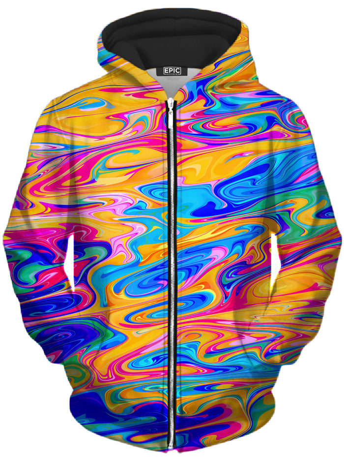 Phaze Unisex Zip-Up Hoodie Art Designs Works Epic Hoodie
