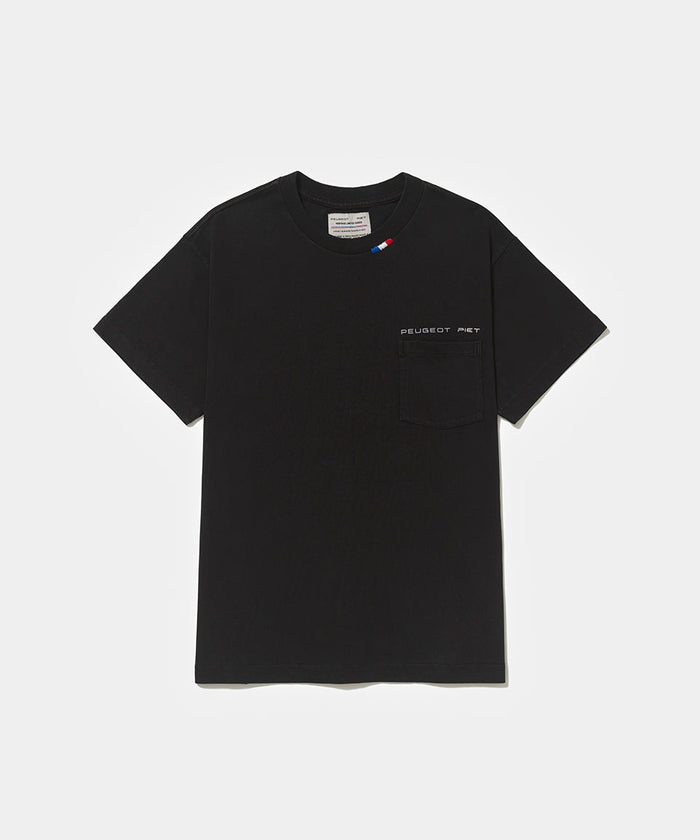 Piet + Peugeot Camiseta Logo - Preta