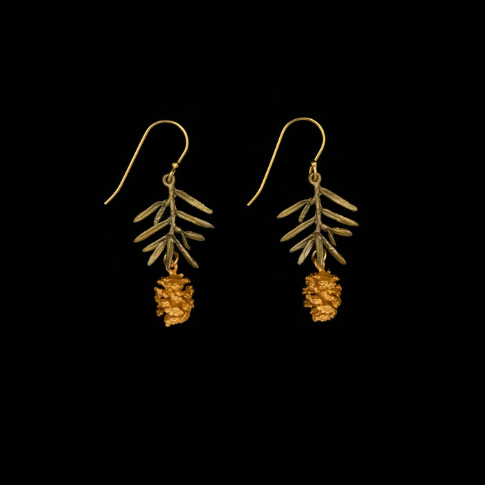 Pine Needle Statement Earrings