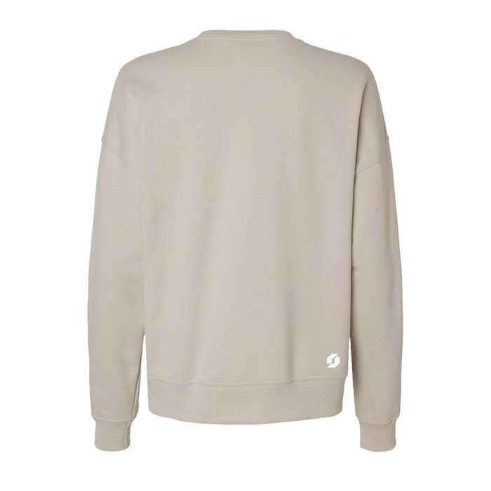 Planstin x Champion Women's Powerblend Crewneck Sweatshirt (Sand)