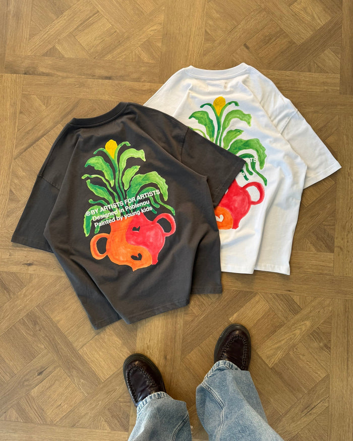 Plant Tee White