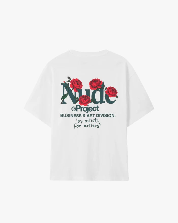 Play With Logo Tee White