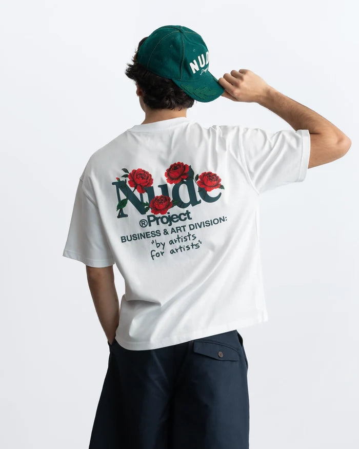 Play With Logo Tee White