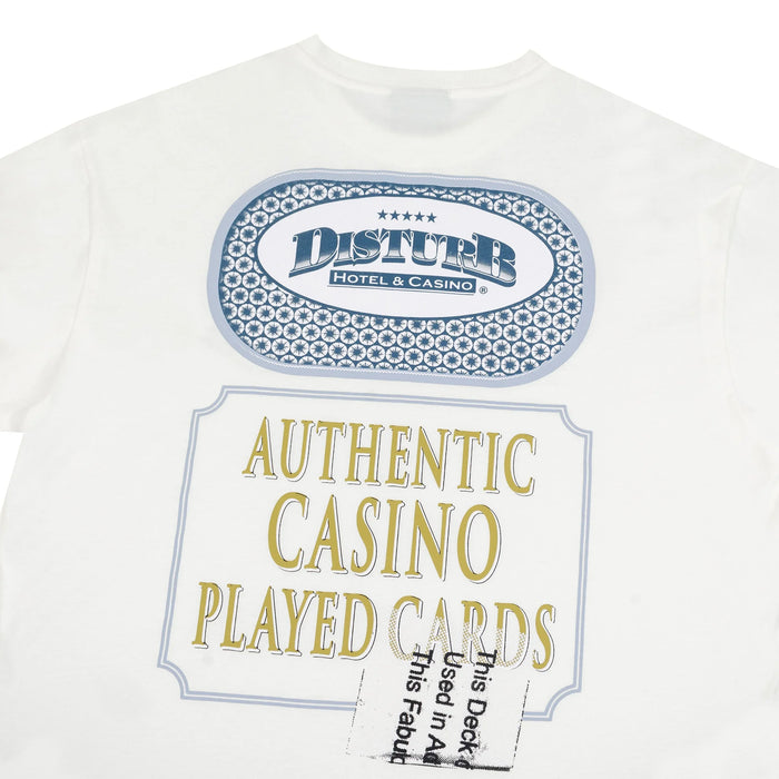 Played Cards T-Shirt In Off-white - Four Street