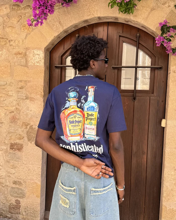 Pleasures Tee Navy