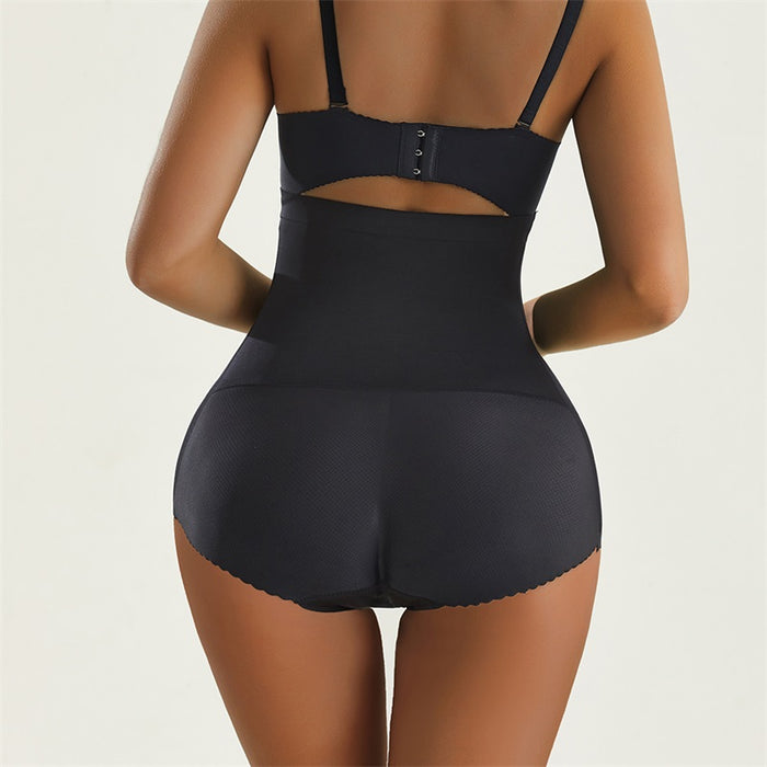 Plus Size Butt Lifter Shapewear High-Waist Control Panties with Hip Pads