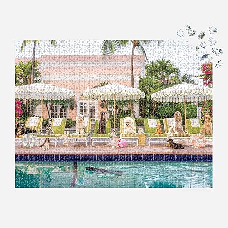 Puzzle - Palm Beach – 1000 Piece Book Box - Galison Gray Malin, - Findlay Rowe Designs