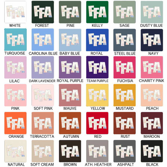 Quilted FFA- Bella Canvas T-Shirt