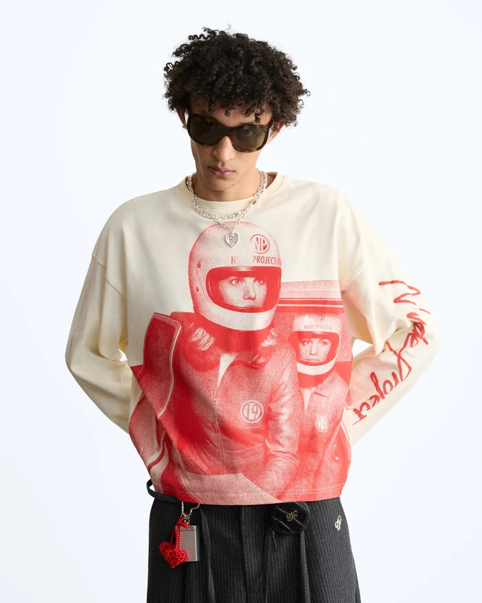 Rally Long-Sleeve Tee Red