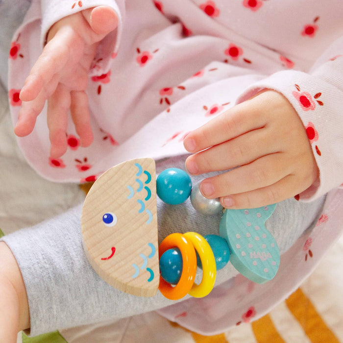 Rattlefish Wooden Baby Grasping Toy