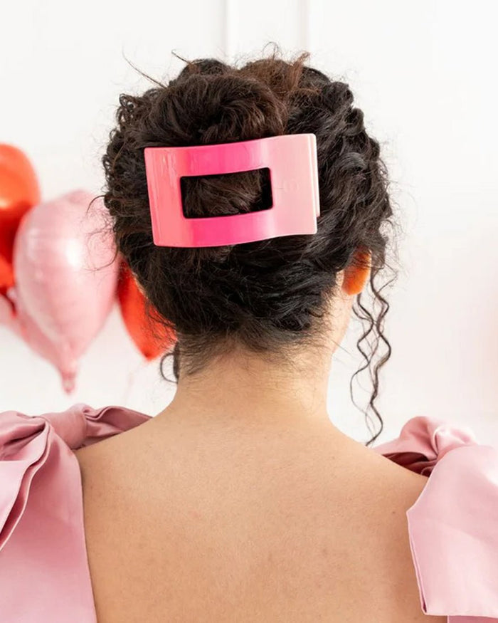Teleties - Rectangle Flat Hair Clips - Kiss And Tell